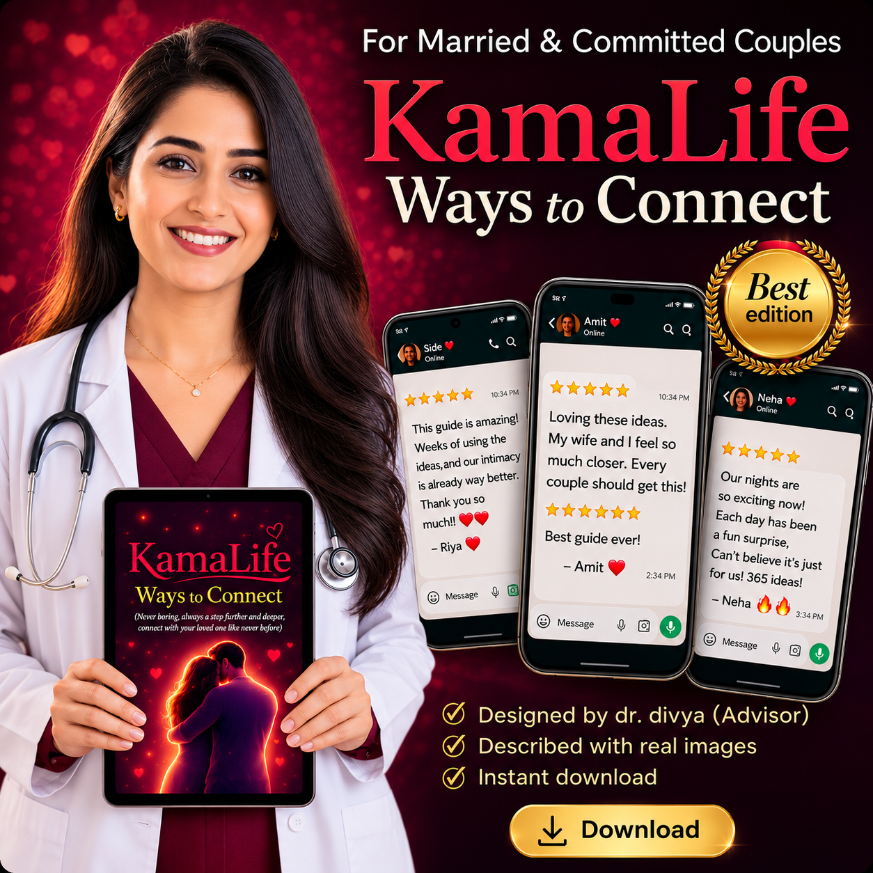 KamaLife Romantic Ways to Connect (Daily new steps)